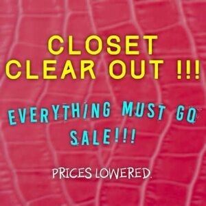 Closet Clear Out Sale Poster